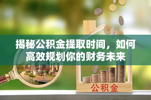 石楼揭秘公积金提取时间，如何高效规划你的财务未来