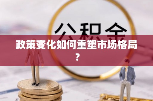 石楼政策变化如何重塑市场格局？