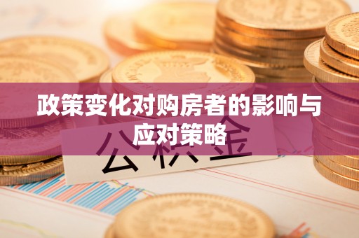 石楼政策变化对购房者的影响与应对策略
