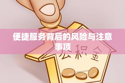 石楼便捷服务背后的风险与注意事项